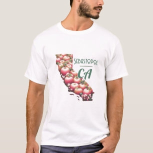 Camiseta Feria de Apple Sebastopol California Gravenstein