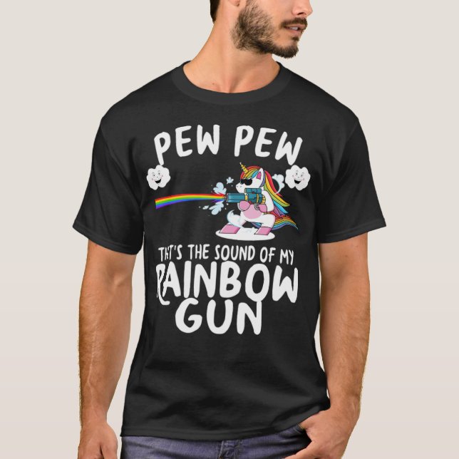 Camiseta Feria de danza del Arcoiris de Unicorn (Anverso)