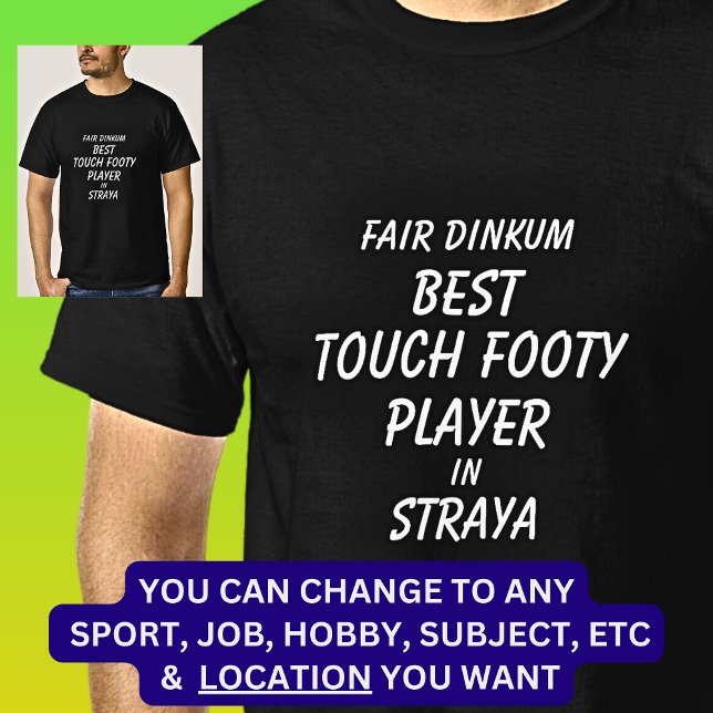 Camiseta Feria de Dinkum mejor juguetón de TOCA en Straya (Subido por el creador)