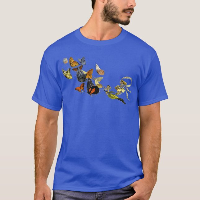 Camiseta FERIA de la Colección de Mariposas Vintage (Anverso)