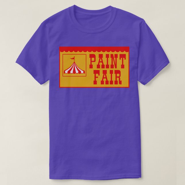Camiseta Feria de pintura (Diseño del anverso)
