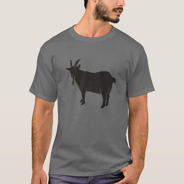 Camiseta Feria del Condado de Goat Farmer Black Billy Goat (Anverso)