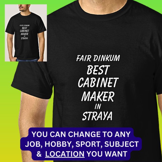 Camiseta Feria del mejor cajero de dinkum en Straya (Subido por el creador)