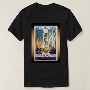Camiseta Feria Mundial de Chicago de 1933 - Art Deco retro 