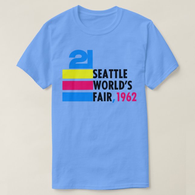 Camiseta Feria Mundial de Seattle 1962 (Diseño del anverso)