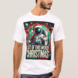 Camiseta feriada astronauta