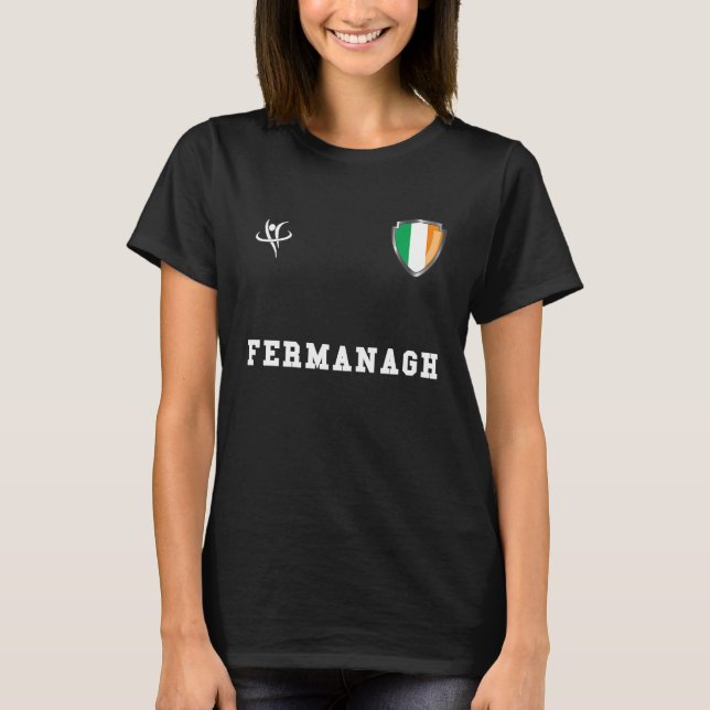 Camiseta FERMANAGH Ireland Vintage Sports (Anverso)