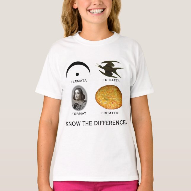 Camiseta Fermatta: Conoce la diferencia (Anverso)