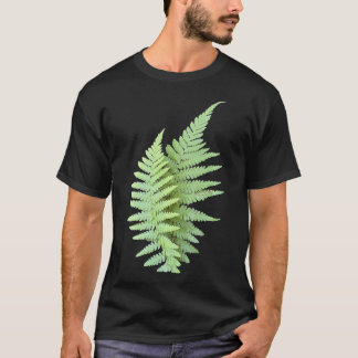 Camiseta Fern deja el arte botánico para primavera y otoño 