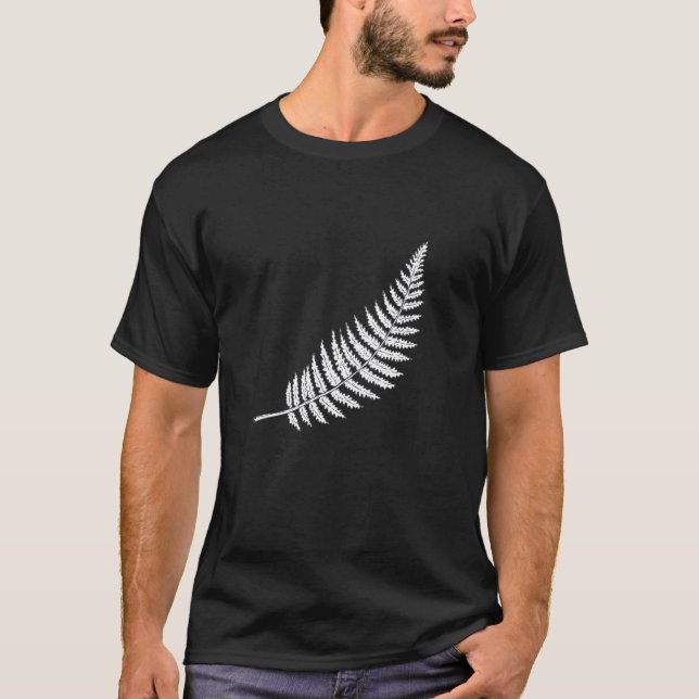 Camiseta Fern New Zealand Para El Festival Maorí Kiwi (Anverso)
