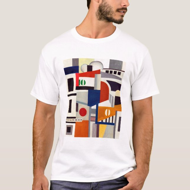 Camiseta Fernand Leger Rooftops de París (Anverso)