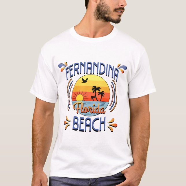 Camiseta Fernandina Beach, Florida (Anverso)