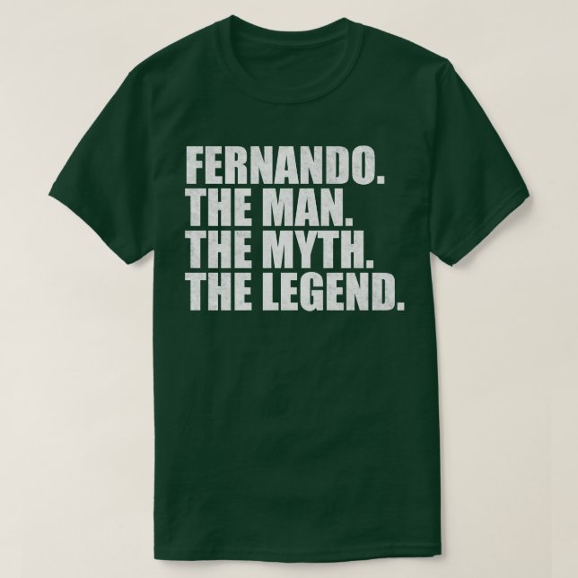 Camiseta Fernando Nombre Fernando nombre Fernando (Diseño del anverso)