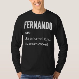 Camiseta Fernando Noun como uno normal mucho más frío