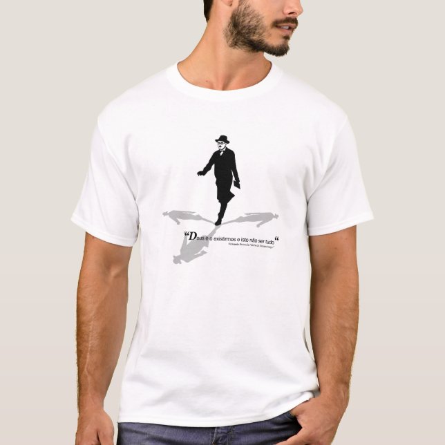 Camiseta Fernando Pessoa - Deus #1 (Anverso)