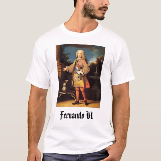 Camiseta Fernando VI, Fernando VI (Anverso)