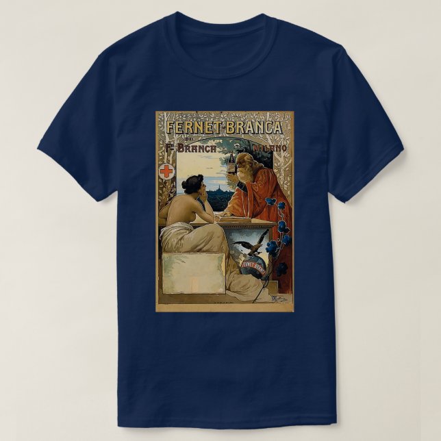 Camiseta Fernet Vintage (Diseño del anverso)