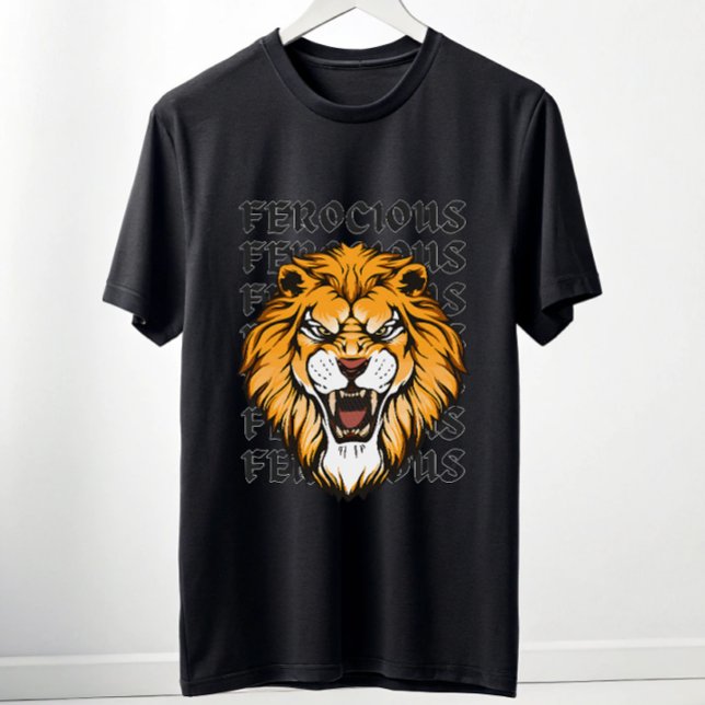 Camiseta Ferocious Lion Graphic T-Shirt – Savage Alpha Gym  (Subido por el creador)