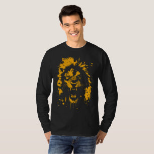 Camiseta Feroz arte de salpicar leones