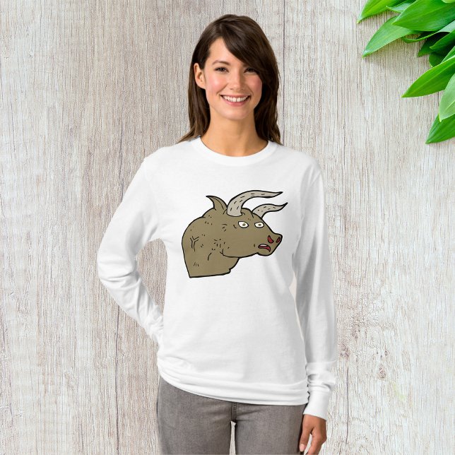 Camiseta Feroz Cabeza De Toro Enfadada Animal Salvaje Rústi (Subido por el creador)