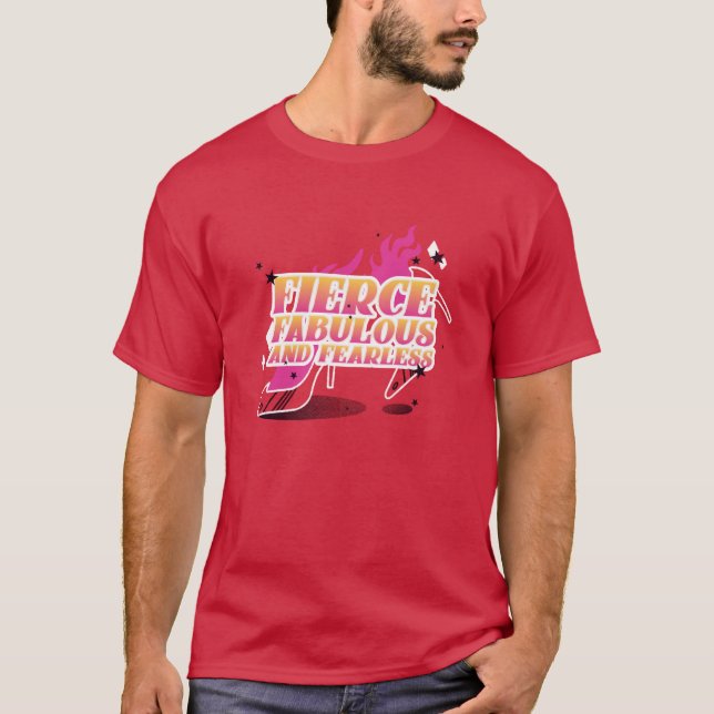 Camiseta Feroz, fabuloso e intrépido (Anverso)