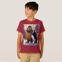 Feroz moraleja con pingüino irreal