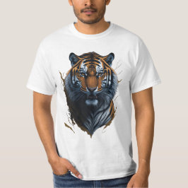 Camiseta Feroz y elegante: Diseño de tigres