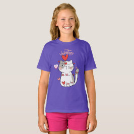 Camiseta Ferr Hugs Cat Valentine Shirt