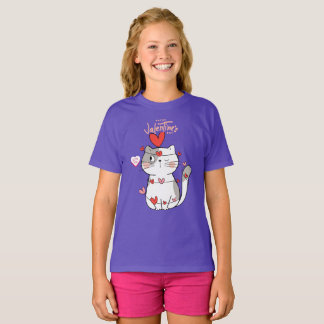 Camiseta Ferr Hugs Cat Valentine Shirt