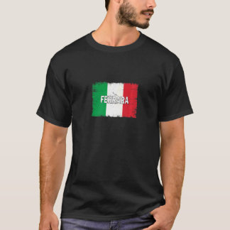Camiseta Ferrara Italia Ciudad con bandera italiana