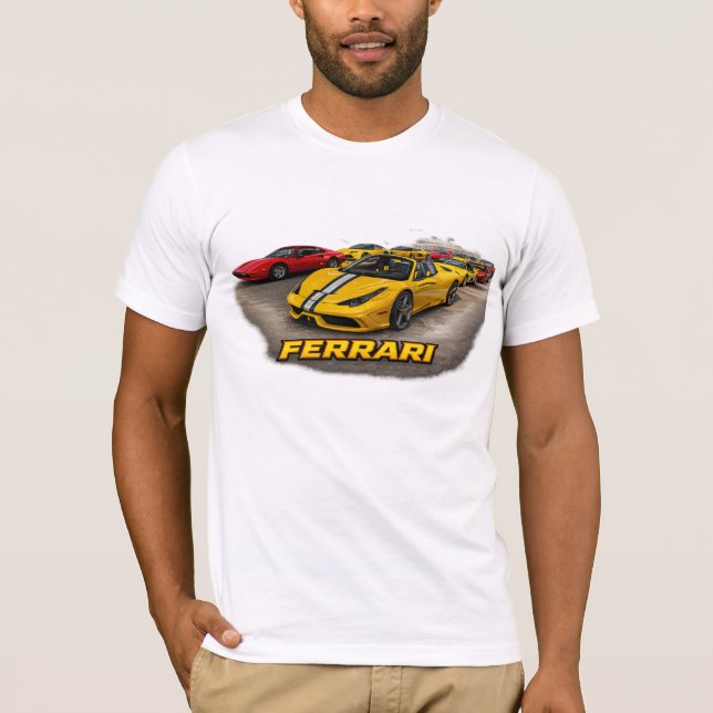 CAMISETA FERRARI AMARILLO (Anverso)