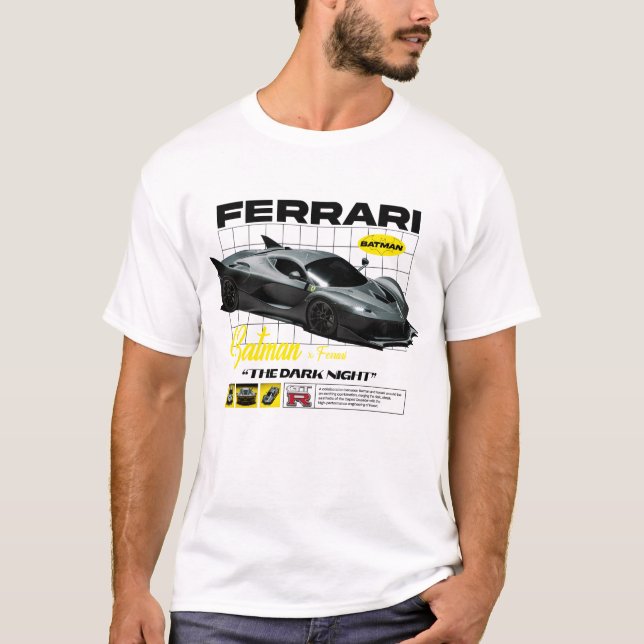 Camiseta Ferrari batman (Anverso)