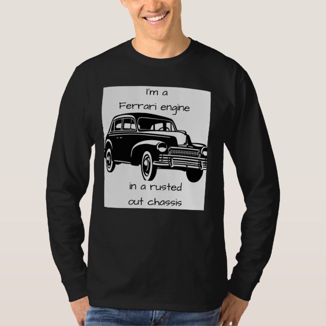 Camiseta "Ferrari Engine" (Anverso)