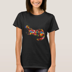Camiseta Ferre Cute Ferret Colorful