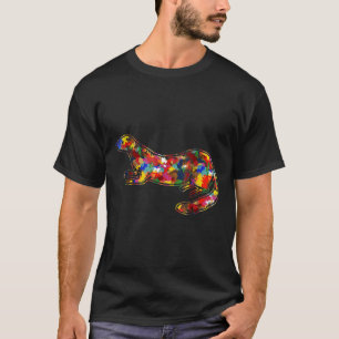 Camiseta Ferre Cute Ferret Colorful