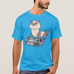 Camiseta Ferret Anime Gaming Gamer Kawaii