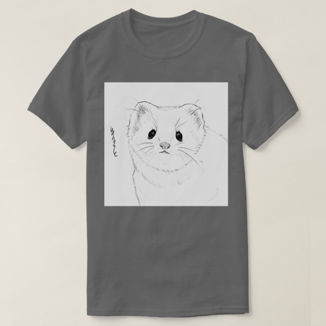 Camiseta Ferret blanco (Diseño del anverso)