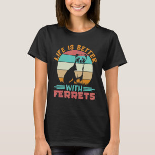 Camiseta Ferret con hurones