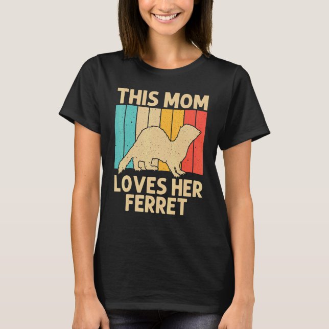 Camiseta Ferret De Guay Para La Madre Madre Propietaria Del (Anverso)