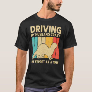 Camiseta Ferret De Guay Para Mujeres Propietarias De Ferret