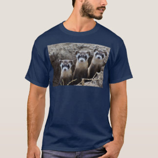 Camiseta Ferret de pie negro (2)