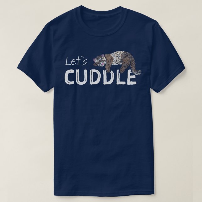 Camiseta Ferret Ferret Otter Cuddle (Diseño del anverso)