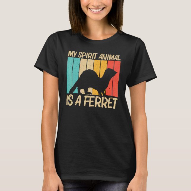 Camiseta Ferret Guay Para Hombres Mujeres Ferret Mascota An (Anverso)