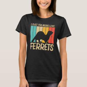Camiseta Ferret Guay Para Hombres Mujeres Mascota De Ferret