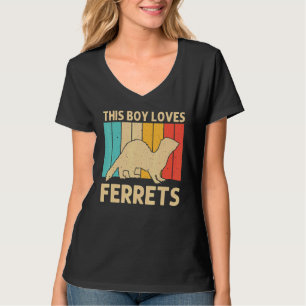 Camiseta Ferret Guay Para Niños Hijos Rod Propietario De Fe