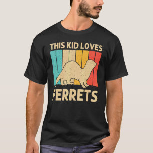 Camiseta Ferret Guay Para Niños Niños Hijos Rod Propietario