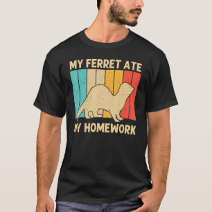 Camiseta Ferret Guay Para Niños Niños Hijos Rod Propietario