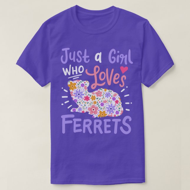 Camiseta Ferret Lover 1 (Diseño del anverso)