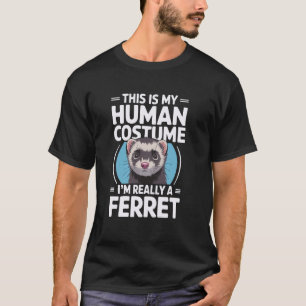 Camiseta Ferret Lover Chiste humano gracioso