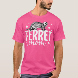Camiseta Ferret lover Ferret Mom